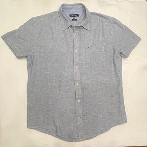 Tommy Hilfiger Men's Chambray Light Blue Shirt | XL